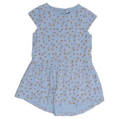 Basic Needs, Kleid, Größe: 98, Blau, Baumwolle, Blumen, Mädchen #WTf