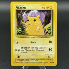 Pikachu 58/102 Set Base Comune Carta Pokemon - Guance Gialle
