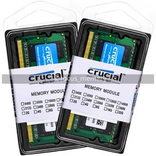 Crucial 16GB 2x8 GB DDR3-1600MHz PC3-12800S SO-DIMM Laptop Memory 1.5V 2RX8 8G