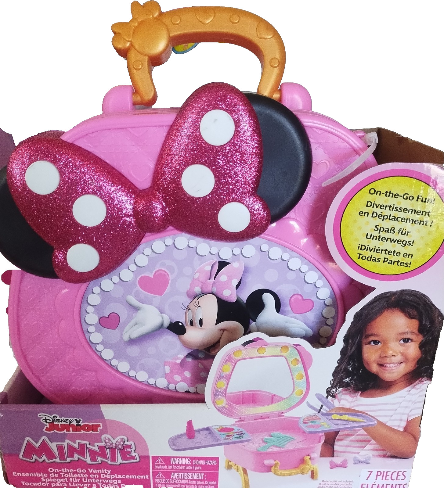 Disney Junior Minnie Mouse Get Glam Magic Table Top Play Van