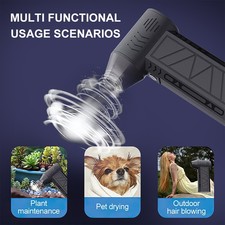 Compressed Air Duster 4-Gear 130000RPM Rechargable Electric Air Duster for Home