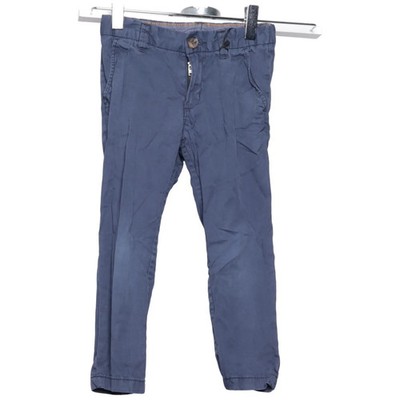 H&M, Chino, Größe: 104, Blau, Baumwolle, Einfarbig, Unisex (Kinder) #t3W