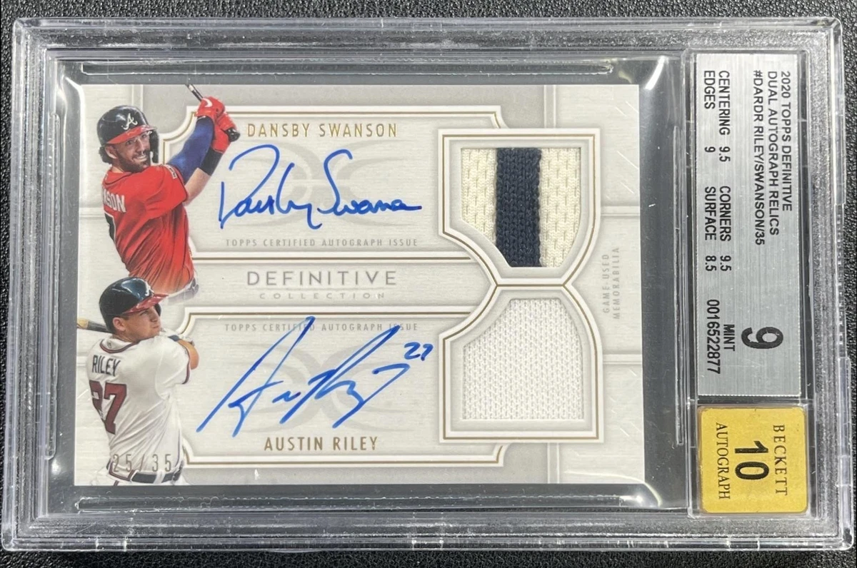 Dansby Swanson Autograph Baseball Cards for sale | eBay