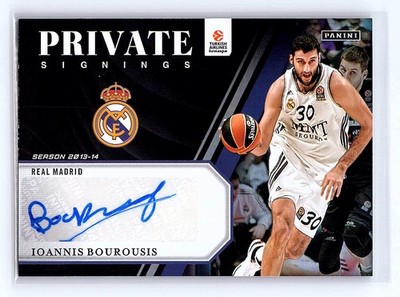 Ioannis Bourousis 2024-25 Donruss EuroLeague #PS-IOA Private Signings Auto