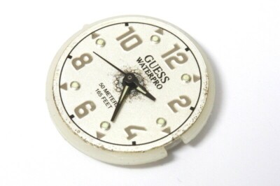 GUESS Waterpro Shiojiri Y121E Japan quartz movement and dial for parts     -9080
