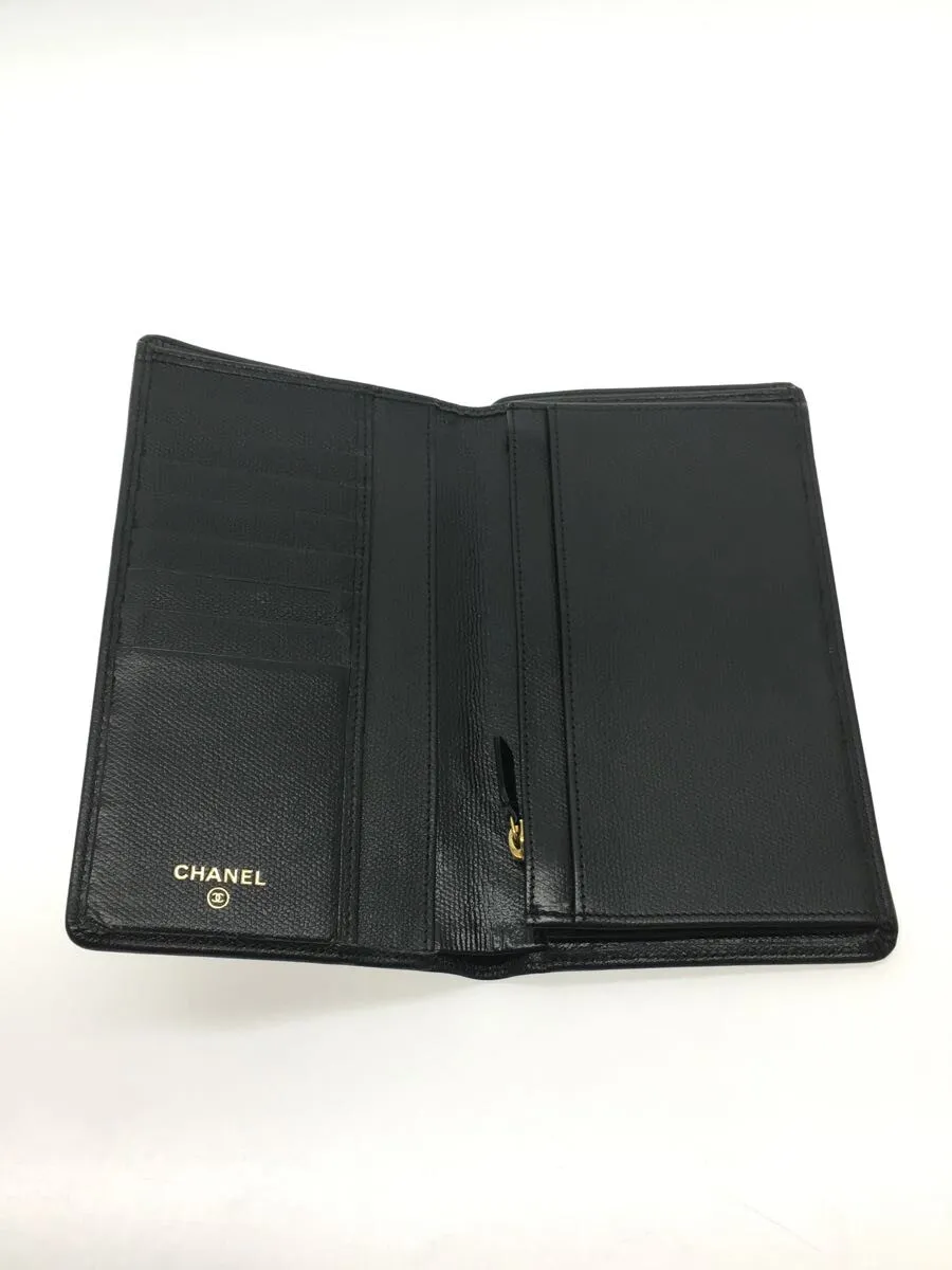 Shop CHANEL MATELASSE Plain Leather Folding Wallet Long Wallet