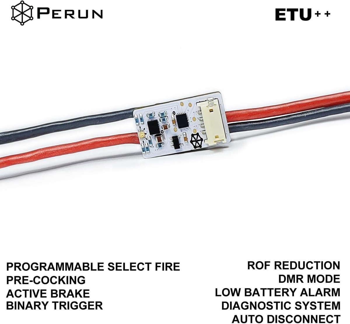 PERUN ETU ＋＋ Perun ETU++ Airsoft Upgrade with T-Deans - Trigger Airsoft