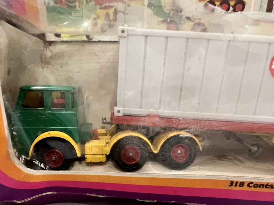 Contenedor-transportador Siku Hanomag/Henschel 318 como nuevo en caja mediocre vendedor de EE. UU. Foto 3 de 4