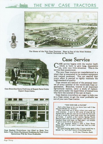 1929 Catalog - The New CASE Tractors – sales brochure COLOR reprint - Picture 5 of 5