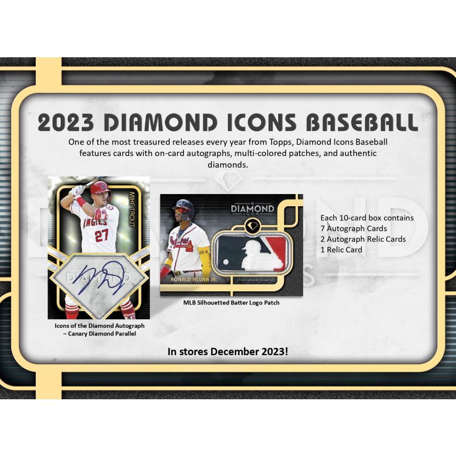 MLB 2023 TOPPS DIAMOND ICONS BASEBALL HOBBY 1BOX Baseball