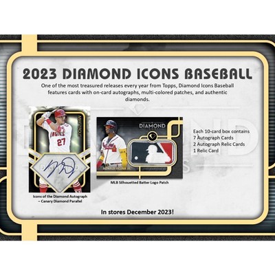 MLB 2023 TOPPS DIAMOND ICONS BASEBALL HOBBY 1BOX Baseball Trading
