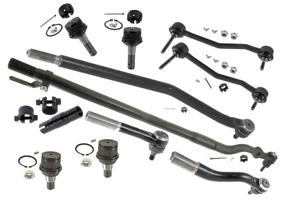4WD Ford F-550 Super Duty Lariat XL 7.3L Drag Link Tie Rods Rack Ends Ball Joint