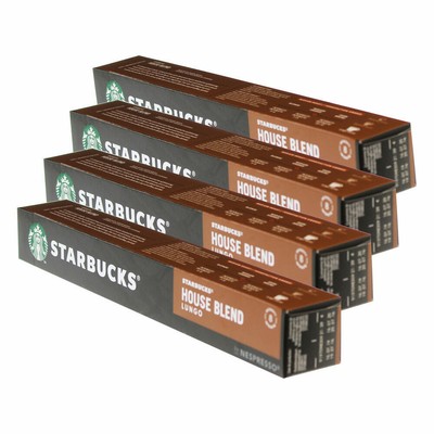 Starbucks House Blend Lungo Kaffee Medium Roast Nespresso kompatibel 40 Kapseln