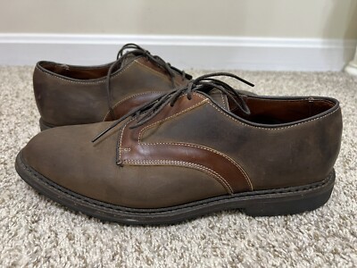 Allen Edmonds Berkshire Brown Nubuck Leather Shoe Size 10 | eBay