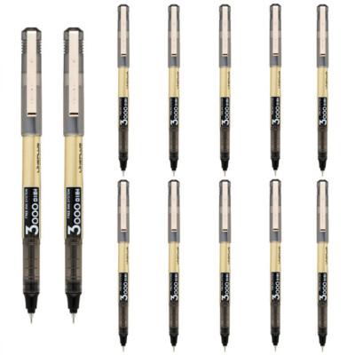 LINEPLUS Water-based ballpoint pen 0.38mm Tank pen/ (12pcs) World basics Pen