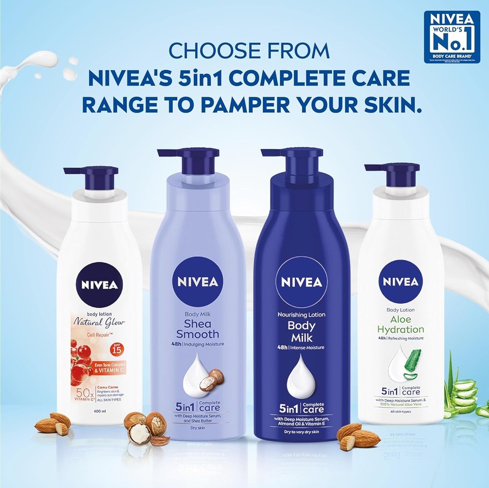 Nivea Body Lotion, Aloe Hydration, With Aloe Vera For Instant Hydration