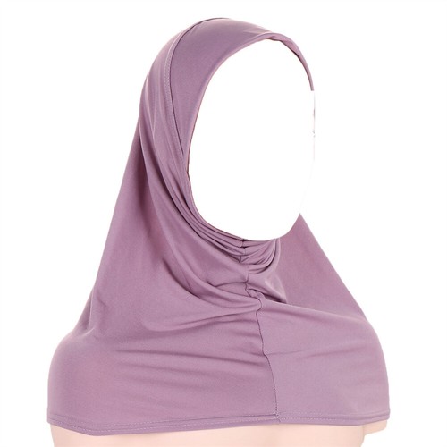 Hijab Women Pull On Scarf Shawl One Piece Muslim Turban Amira Wrap Headscarf - Picture 17 of 44