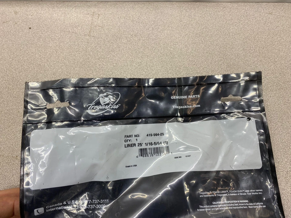 TREGAKISS 25ft LINER 415-564-25 — 1/16th -5/64 NOS - Image 2 of 3