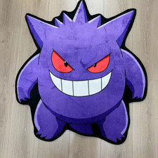 Pokemon Gengar Soft Velvet Floor Rug Home Anime Carpet Washable