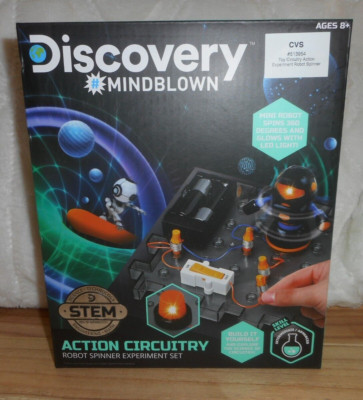 DISCOVERY KIDS MINDBLOWN ACTION CIRCUITRY ROBOT ELECTRONIC EXPERIMENT SET NEW