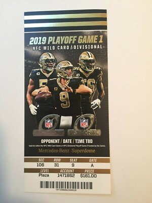 NEW ORLEANS SAINTS VS MINNESOTA VIKING NFC WILD CARD