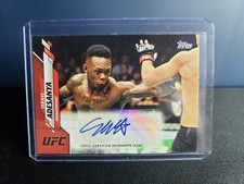 2020 Topps UFC Israel Adesanya Ruby 1st year auto /8 