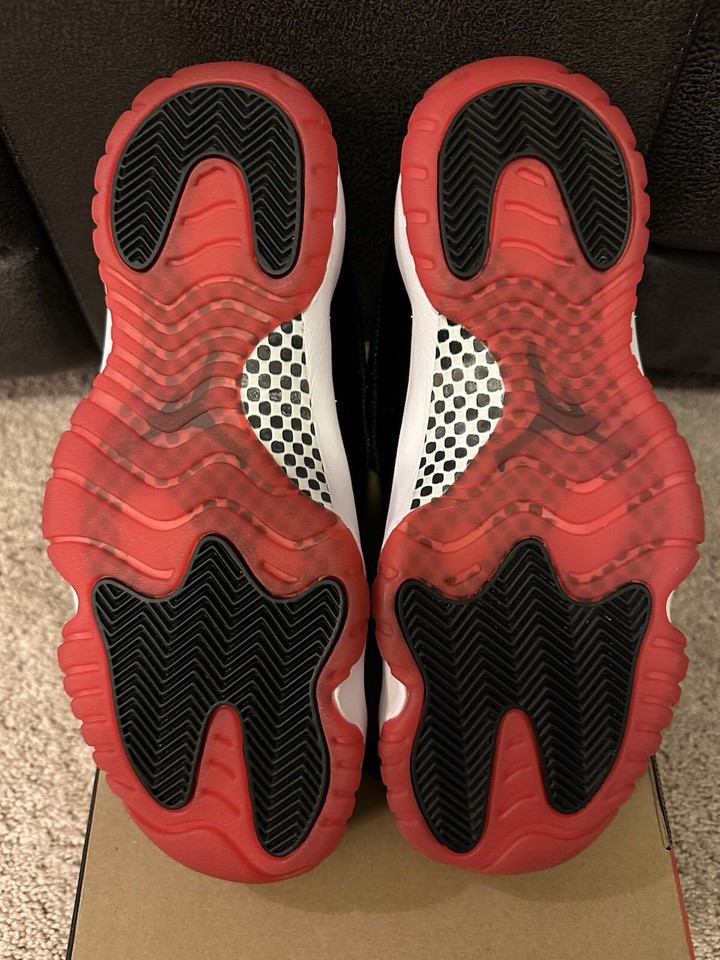 Jordan 11 Retro Bred 2019 Size 9.5 eBay