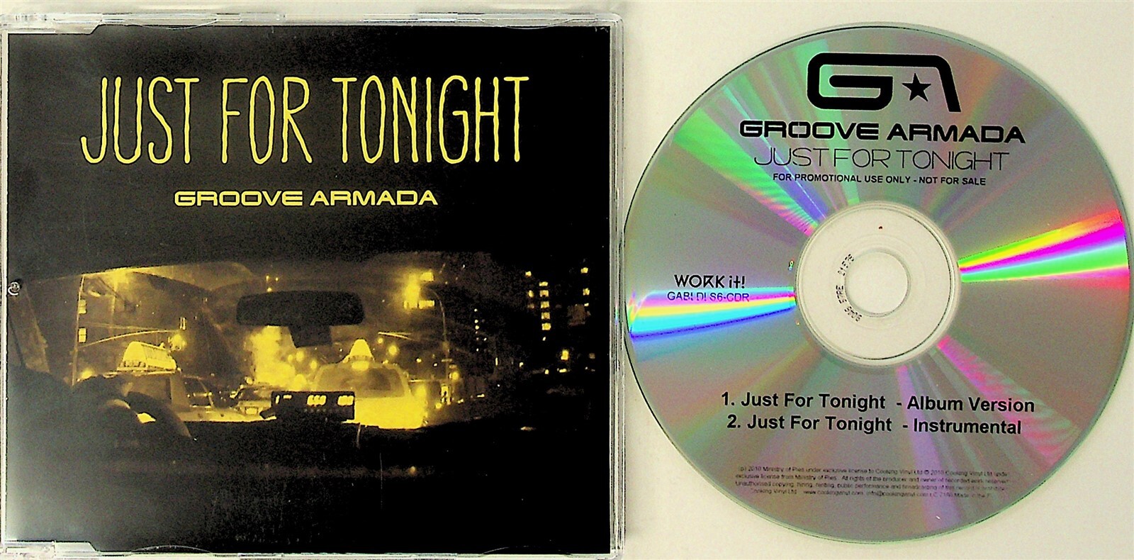Just For Tonight -2-Track Promo CD (Album Version/Instrumental)