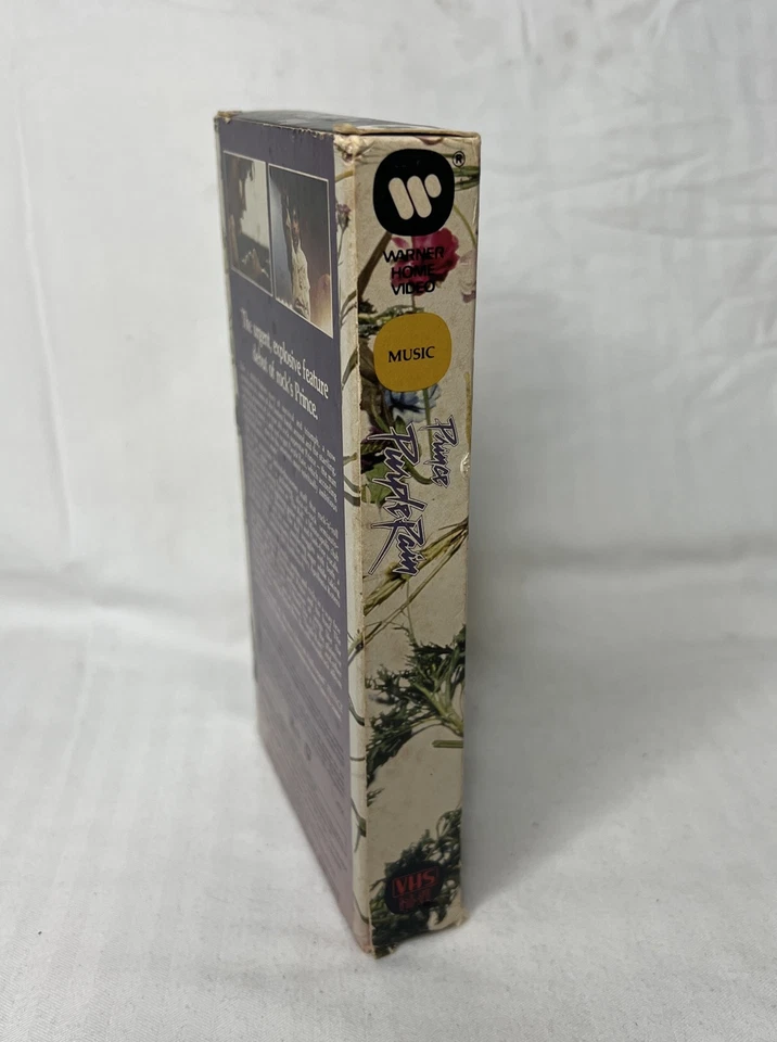 Purple Rain VHS Prince Warner 1st Edition 1984 Pop Rock Music  Foto 2 de 4