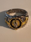 Spirit Of The Warrior Size 11-3/4  925 Two Tone Silver And Gold  — photo 3