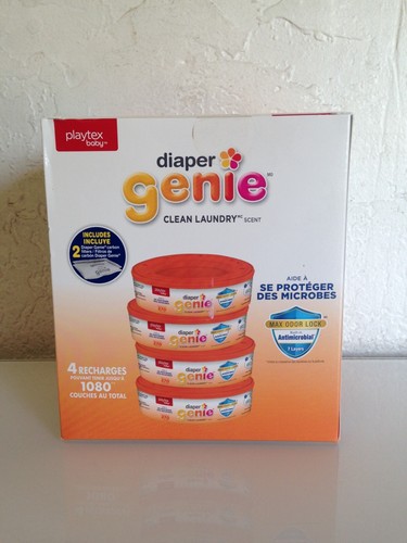 Playtex Diaper Genie Max Fresh Refill Bags with Clean Laundry Scent - 1080 Count - 第 1/4 張圖片
