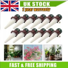 12X Automatic Plant Self Watering Spikes Garden Home Flower Drip Waterer Tool
