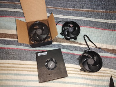 Lot of 4 AMD Ryzen Stock Cooler (No CPU)