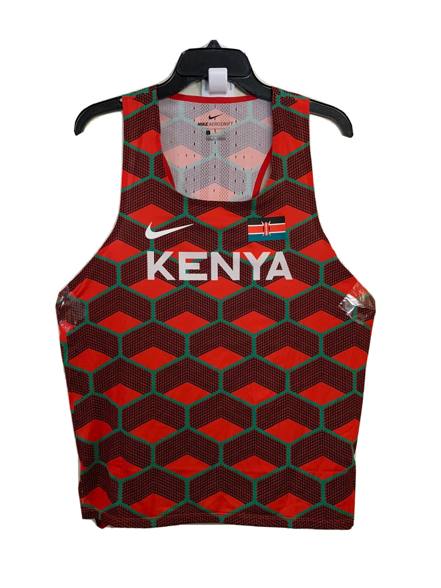 NIKE AEROSWIFT KIPCHOGE RUNNING SINGLET KENYA OLYMPIC TEAM [CV0371