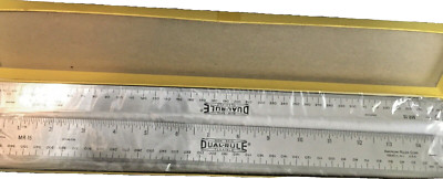 Vintage 12 Pack of 15'' Stainless Steel Rulers Cork Back Dual-Rule SAE/Metric USA