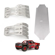Front & Rear Skid Plate Chassis Armor Steel for ARRMA 1/7 MOJAVE