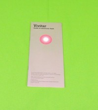 Vivitar Electronic Flash Guide Booklet