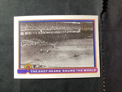 1991 Bowman - #410  The Shot Heard  Round The World  NM