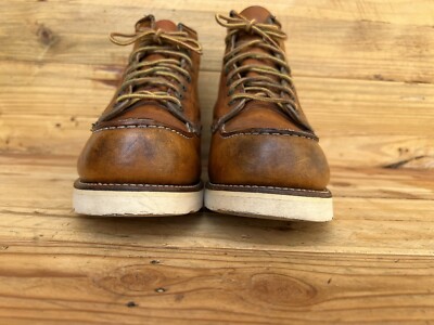 Vintage 1990s Red Wing Irish Setter 875 Moc Toe Boots Leather Size