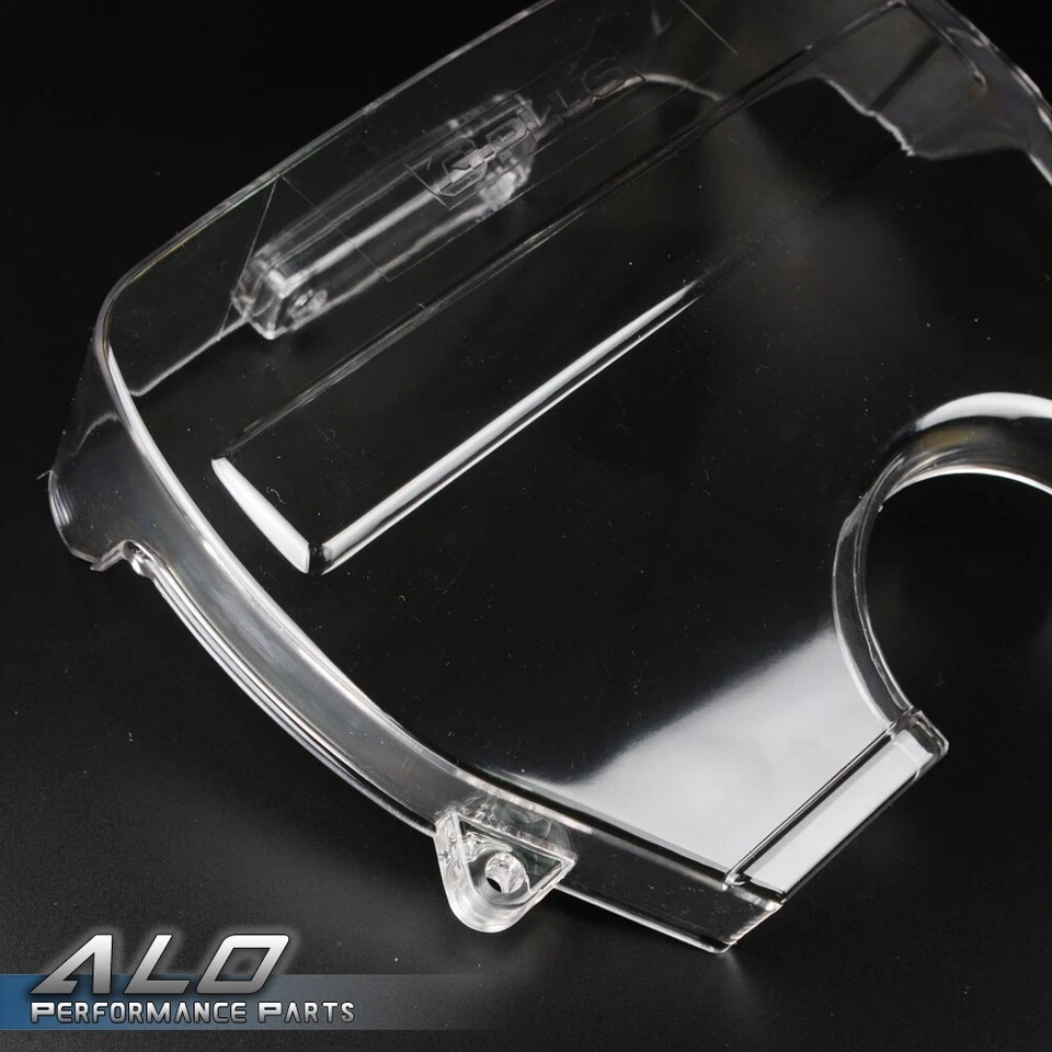 New Racing Clear Pulley Cover/Timing Belt Cover Cam Gear Cover Fit For Supra 1JZ - Image 4 of 4