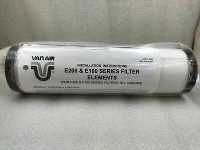 VAN AIR SYSTEMS E200-265-C/RC FILTERELEMENT AUSLASS BLAU