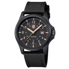Luminox Men's Watch Atacama Field Date Black Nylon with Rubber Strap XL.1970.SET