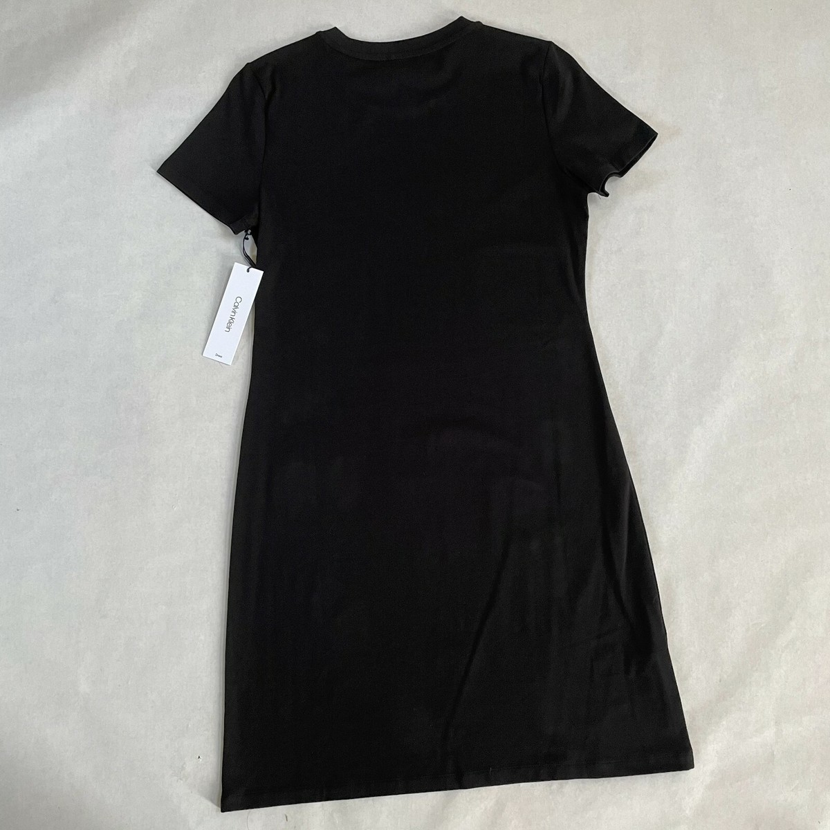 calvin klein t shirt dress sale CALVIN KLEIN COLLECTION Size XS Wilson Black Mesh T-Shirt Dress