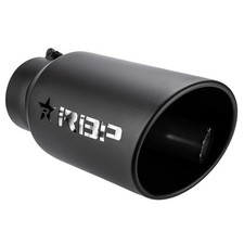 Rbp Diesel Exhaust Tailpipe Tip 57155-7 Black Powdercoat 5 Inlet