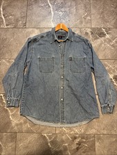 Vintage Levi's Red Tab Long Sleeve Men  s L Denim Button Up