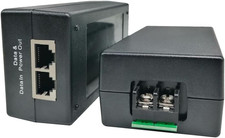 24V Gigabit POE Injector  12/24V 12-36V DC Input  24V/1A 24W DC Poe Out  Pa