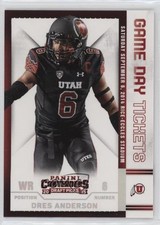2015 Panini Contenders Draft Picks Game Day Tickets Dres Anderson #17 v5x