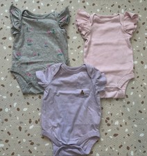 Baby 3-6 Months Bundle, Lot Of 5 Bodysuits