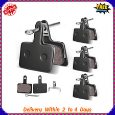 4 Pairs MTB Disc Brake Pads Resin  Semi-Metallic Quiet W/ Install Kit E-Bike