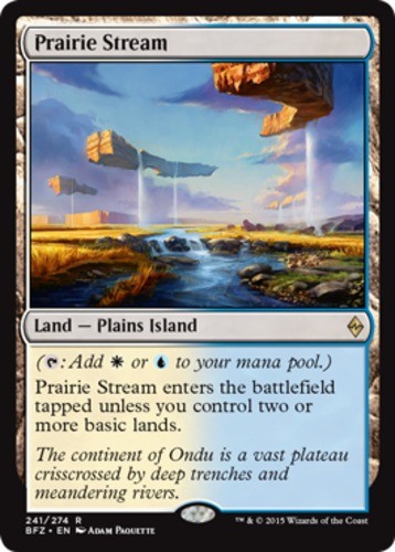 Prairie Stream 241 - Foil - Battle for Zendikar MTG